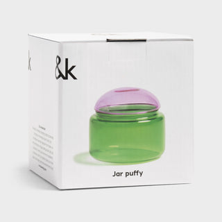 &Klevering Green Puffy Jar