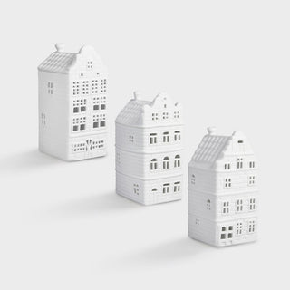 &Klevering Canal House #3 Tealight Holder Set of 3