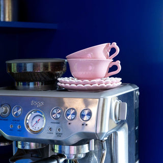 &Klevering Cup & Saucer Whip Pink Set of 2