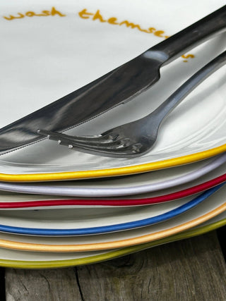 Maegen Statement Plate - 'good food and good company.'