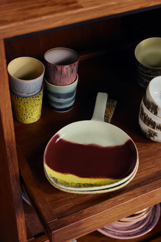 HKLIVING 70s ceramics: coffee mug - Rhubarb