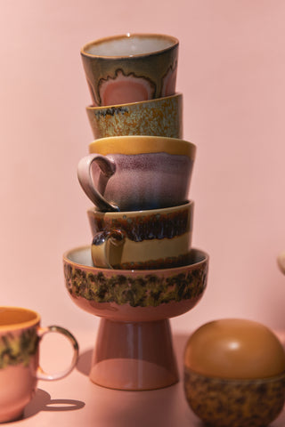HKLIVING 70s ceramics: cappuccino mug - Sunset