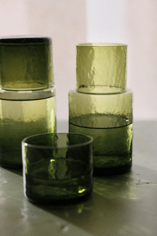 HKLIVING Tube carafe & glass