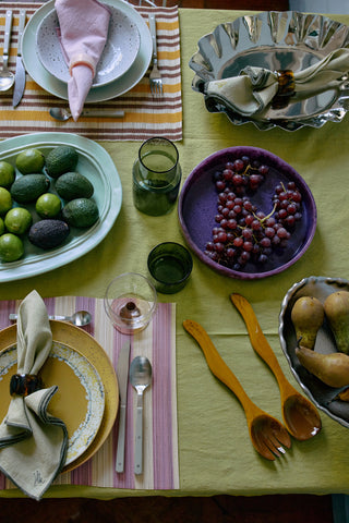 HKLIVING Salad Cutlery Set Ochre