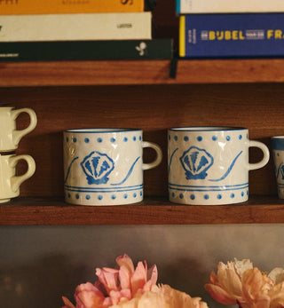 Anna + Nina Azure Shore Tea Mug