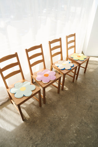 MIYOSHI RUG Flower Chair Rug C