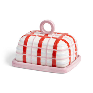 &Klevering Plaid Butter Dish