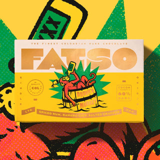 Drunk'n Monkey 150g - 60% Dark chocolate chunky bar