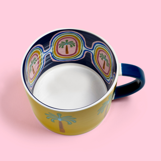 Electric Coast Palm Tree Mug
