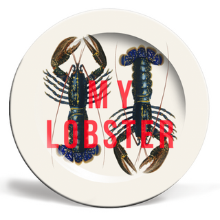 Plates 'My Lobster' by The 13 Prints
