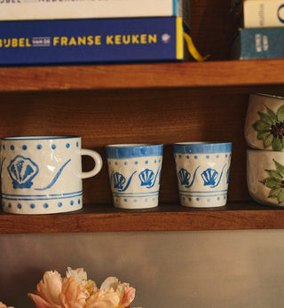 Anna + Nina Coastal Charm Coffee Cup Set of 2