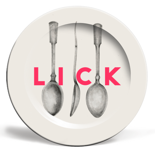 Plates 'Lick The Spoon' by The 13 Prints