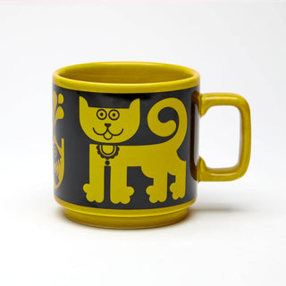 Magpie x Hornsea Mug Cat & Piranha