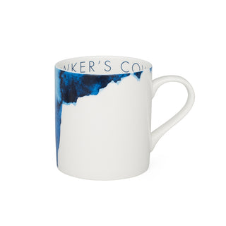 BlissHome Rick Stein Blue Bone China Mugs Set of 4 (Style 2)