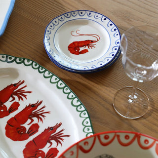 &Klevering Plate sirène crevette set of 2