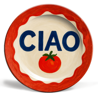 Plates 'Ciao Tomato' by Ms Doodle
