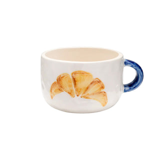 Anna + Nina Croissant Cappuccino Mug