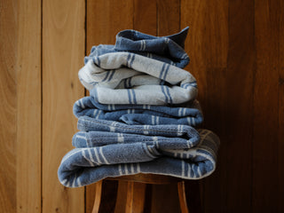 BAINA Ness Celeste & Chalk Hand Towel