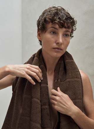 BAINA GREENWICH BATH TOWEL Tabac