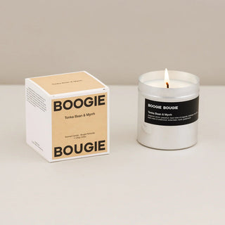 Boogie Bougie Tonka bean and Myrrh Candle 250g