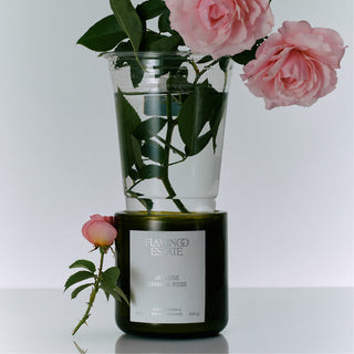 Flamingo Estate Night Blooming Jasmine & Damask Rose Candle