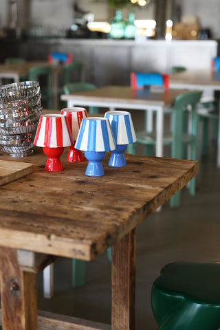 &Klevering Blue Cantine Tealight Holder