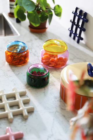 &Klevering Green Puffy Jar