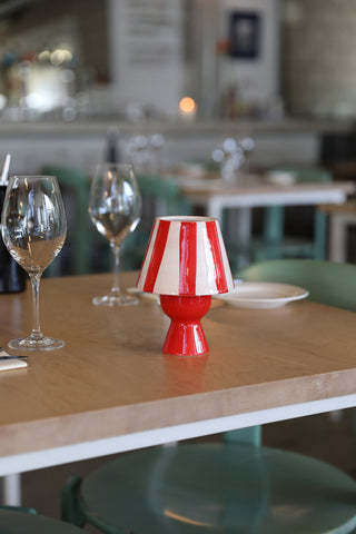 &Klevering Red Cantine Tealight Holder