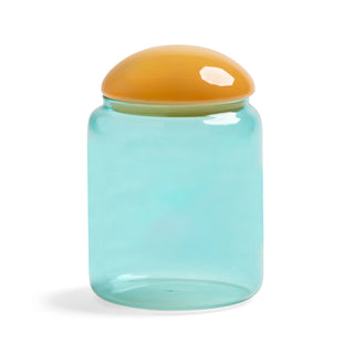 &Klevering Turquoise Puffy Jar