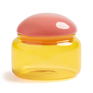 &Klevering Yellow Puffy Jar