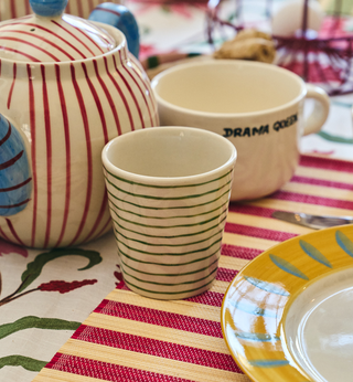 Anna + Nina Stripe Affair Coffee Cup Set of 2
