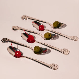 Maison Balzac L'Escargot Dessert Spoons Set of 6