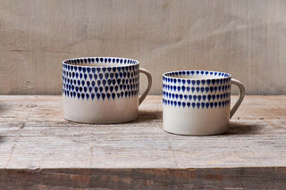 Nkuku Indigo Drop Mug - (Set of 2)