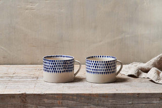 Nkuku Indigo Drop Mug - (Set of 2)