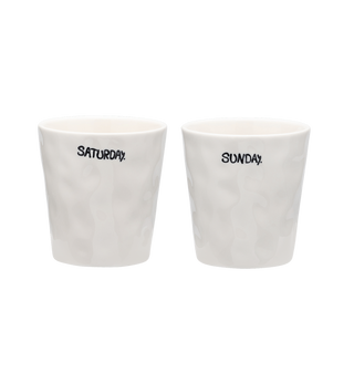 Anna + Nina Weekend Coffee Cup Set of 2