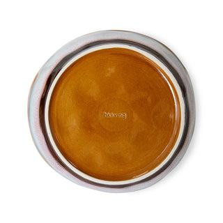 HKLIVING 70s ceramics:pasta bowls, golden hour (set of 2)