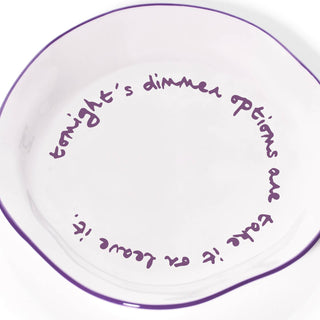 Maegen Statement Plate - 'take it or Leave it'