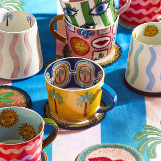 Electric Coast Palm Tree Mug