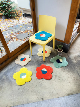 MIYOSHI RUG Flower Chair Rug