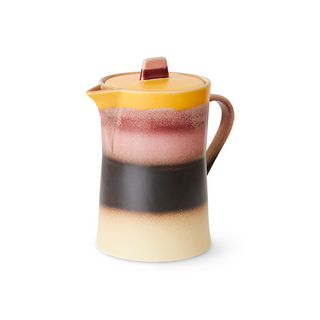 HKLIVING 70s ceramics: tea pot sunset