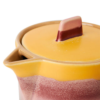 HKLIVING 70s ceramics: tea pot sunset