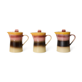 HKLIVING 70s ceramics: tea pot sunset