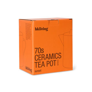 HKLIVING 70s ceramics: tea pot sunset
