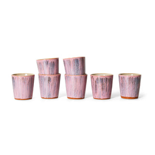 HKLIVING 70s ceramics: coffee mug - Rhubarb