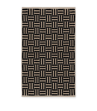 BAINA SAROMA BATH MAT Sand & Noir