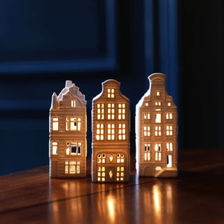 &Klevering Canal House #4 Tealight Holder Set of 3