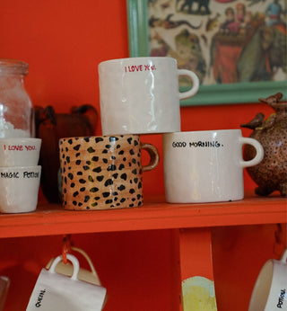 Anna + Nina Leopard Cappuccino Mug