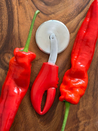 Lobster leg pizza cutter wheel