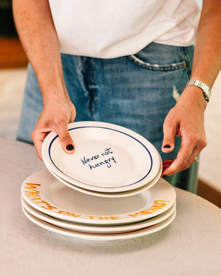 'Never not hungry' plate