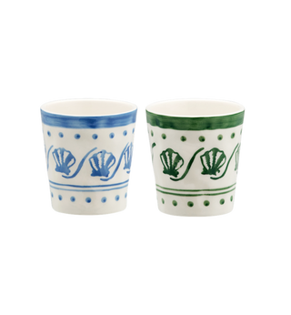 Anna + Nina Coastal Charm Coffee Cup Set of 2